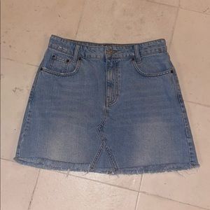 jean skirt